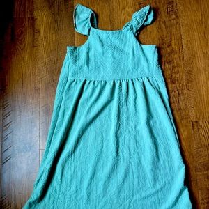 EUC Girls Tahari BoHo Sundress Size 14 Sage Green